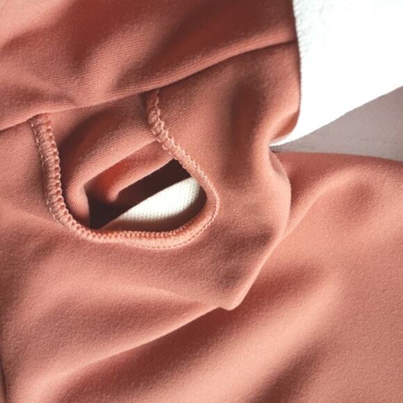 Halara NWT Everyday Wannabe Cloudful Backless Flare Tennis Dress Tawny Orange S - Picture 6 of 12